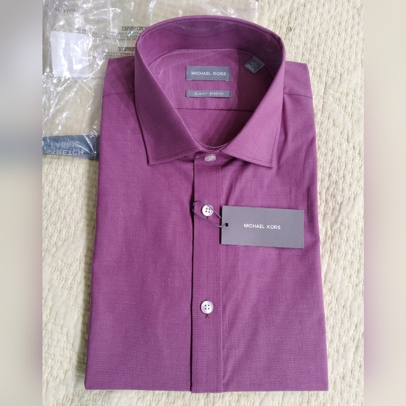 Michael Kors Slim Fit Shirt Size XL 17 34/35